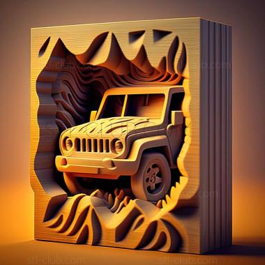 3D мадэль Mitsubishi Jeep (STL)